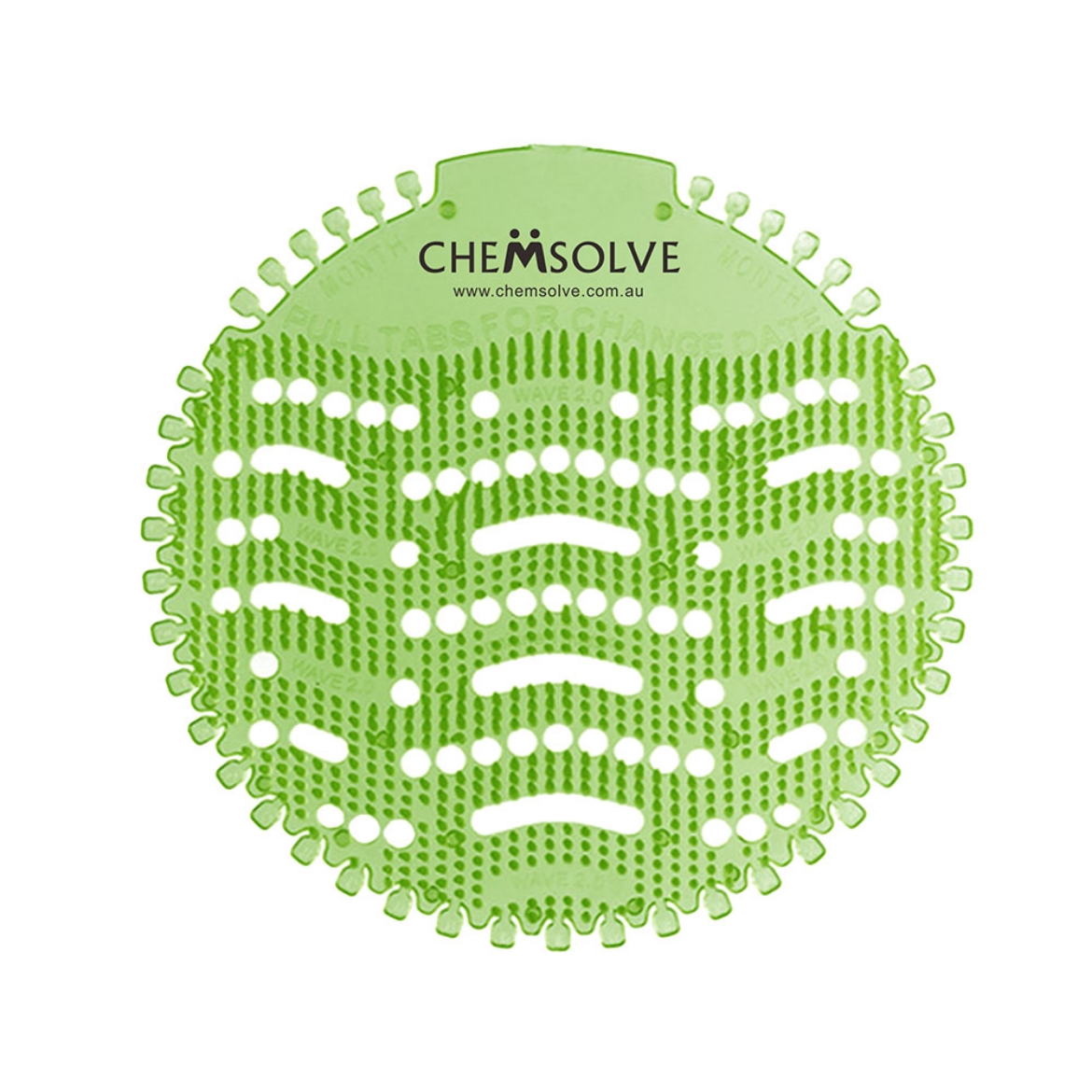 Picture of WAVE 2.0 URINAL SCREEN APPLE  - GREEN 12/PACK