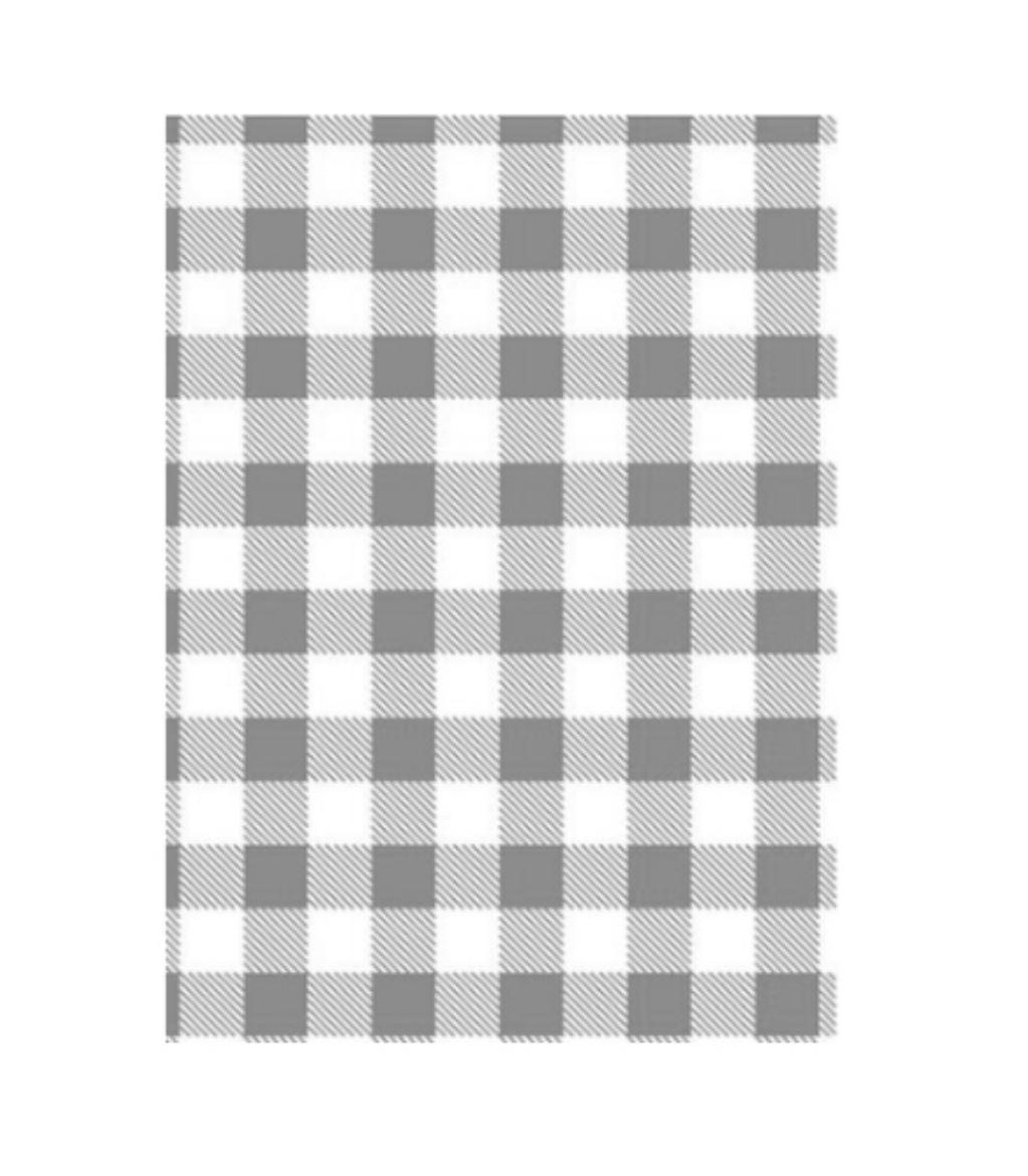 Picture of GREASEPROOF GINGHAM PRINT BLACK 1/4 200/REAM