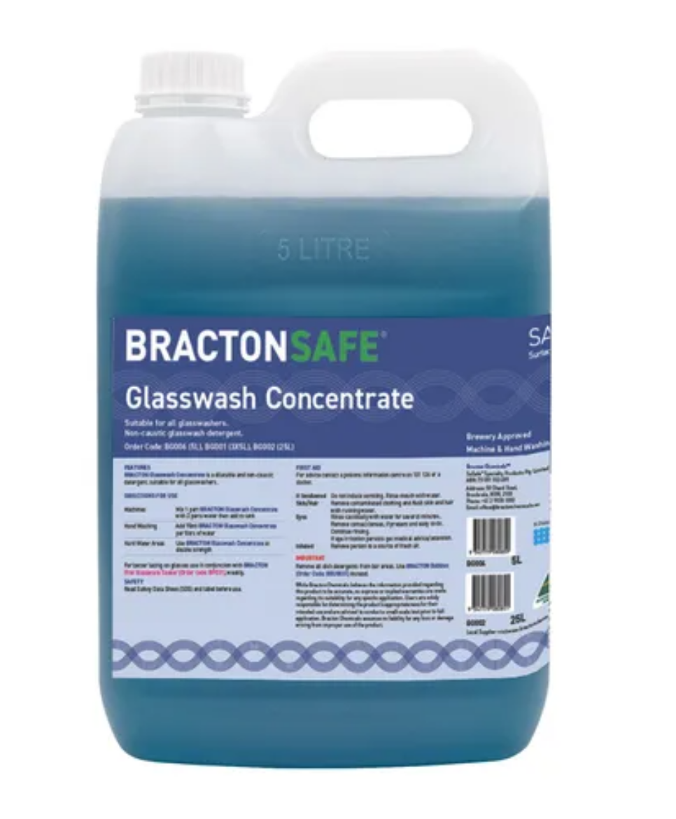Picture of BRACTON GLASS WASH CONCENTRATE 5L