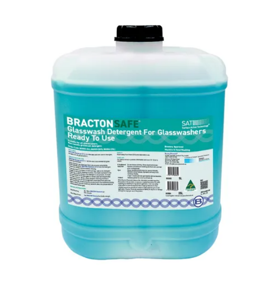 BRAC-BG001 BRACTON GLASS WASH CONCENTRATE 5L | Clean IQ Australia