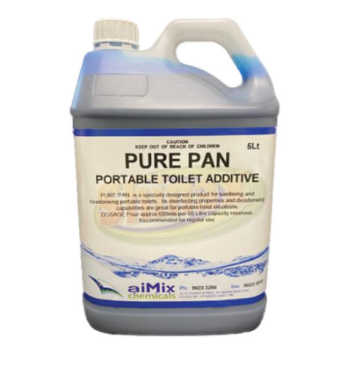 Picture of PURE PAN PORTABLE TOILET CHEMICAL 20L