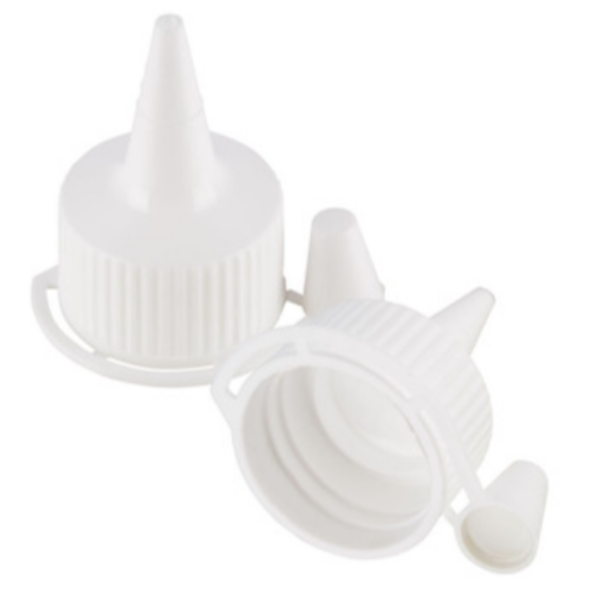 Picture of WHITE WITCHES HAT CAP 28MM