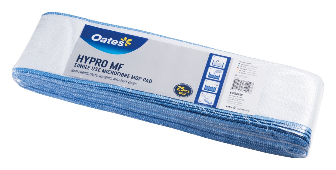 Picture of HYPRO M/F MOP PAD BLUE 46CMx14CM EDOMF-088B 25/PACK