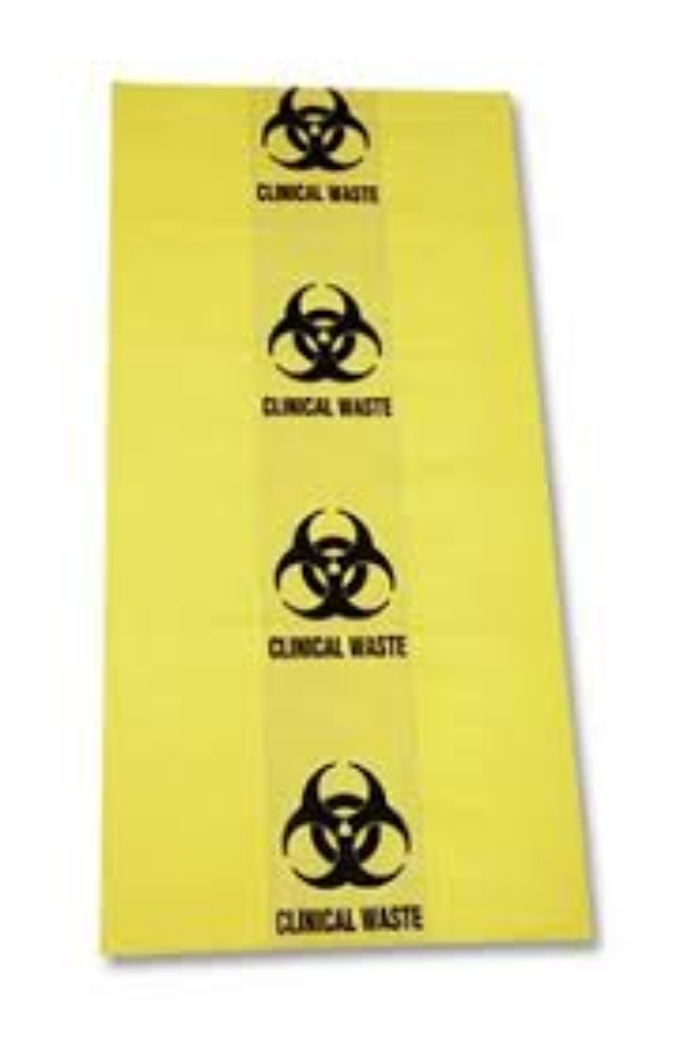 Picture of 34LTR YEL CLINICAL WASTE BAGS 250/CTN