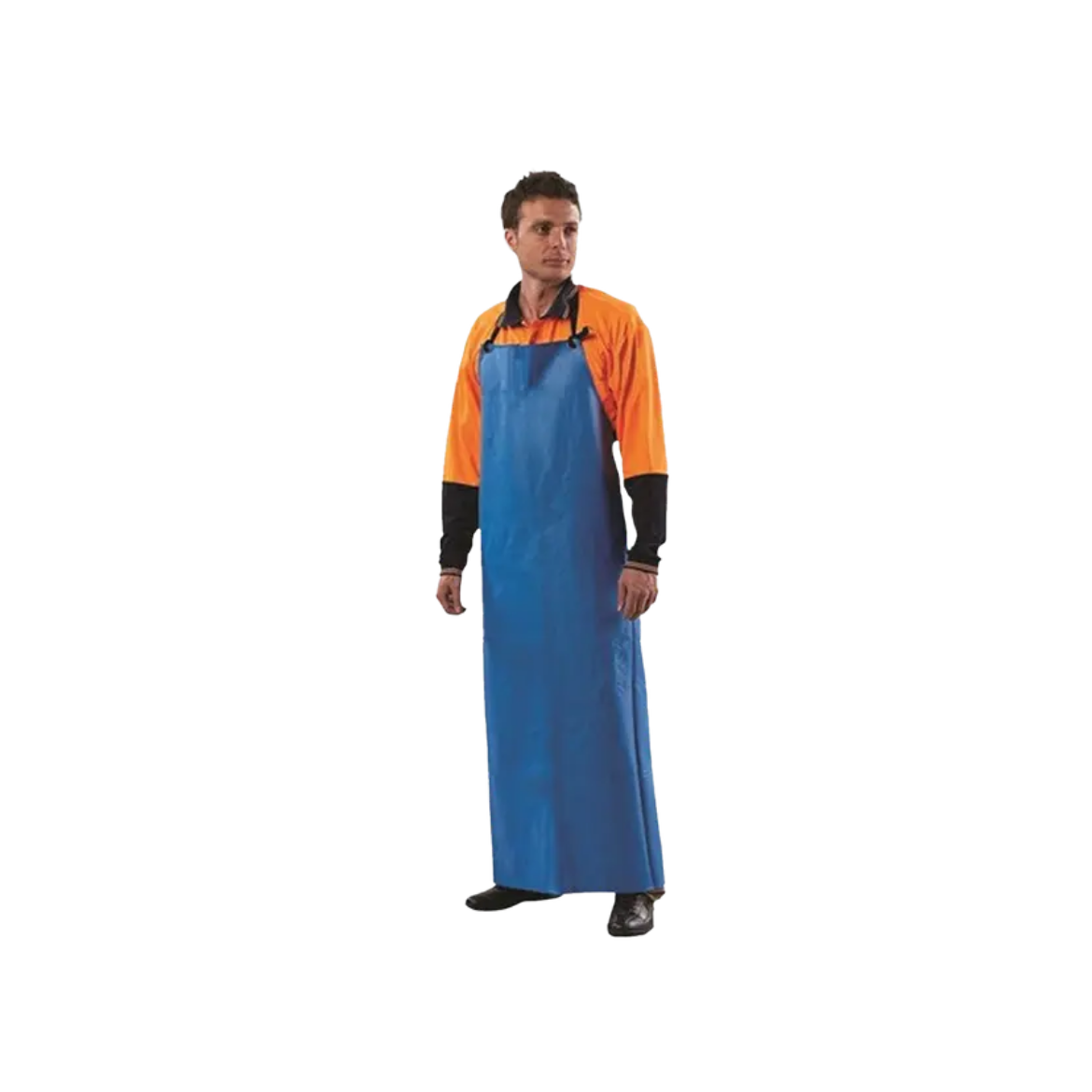 Picture of POLYESTER PVC APRON BLUE 90X120MM
