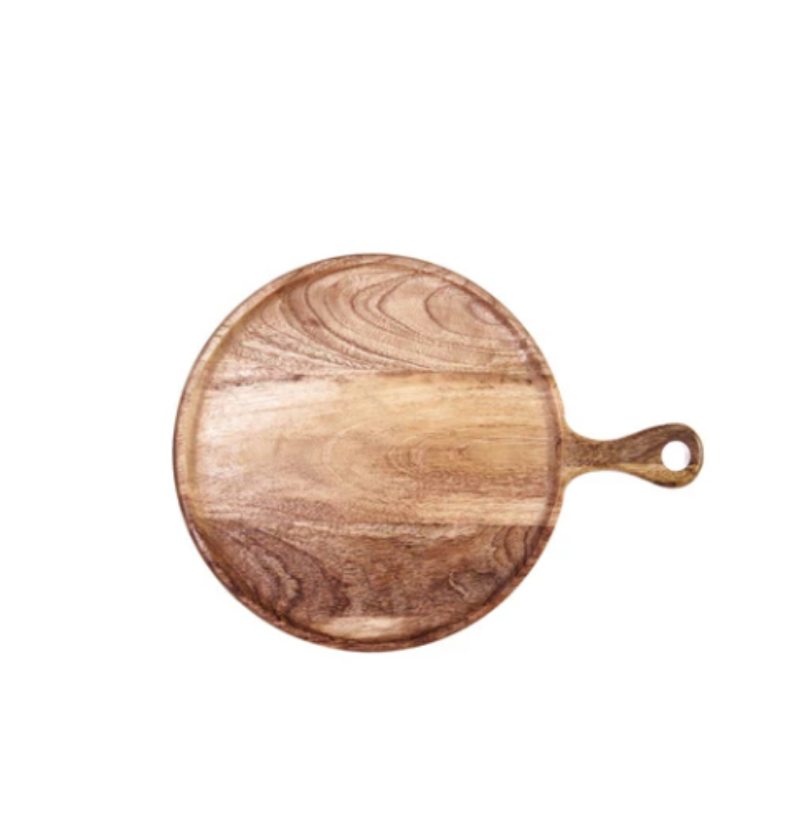 Picture of CHEF INOX RND SERVING BOARD w/HDL MANGOWOOD 250x350x15mm