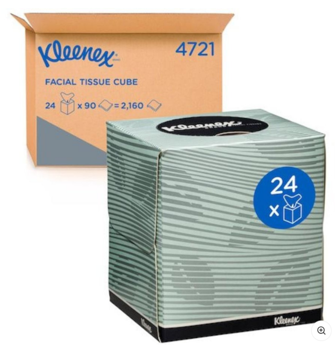 Picture of TISSUES, CUBE 2PLY KLEENEX 100 SHEETS 56/CTN