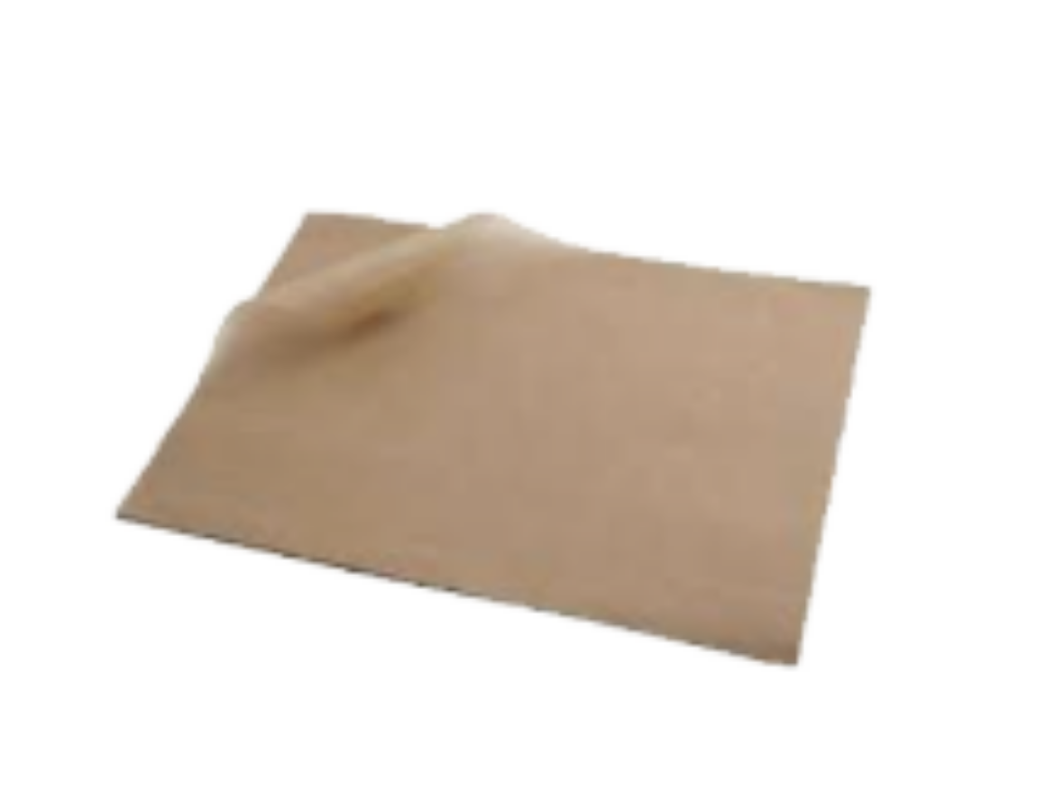 Picture of GREASEPROOF PAPER BROWN 400x300 1/2 CUT 800/REAM