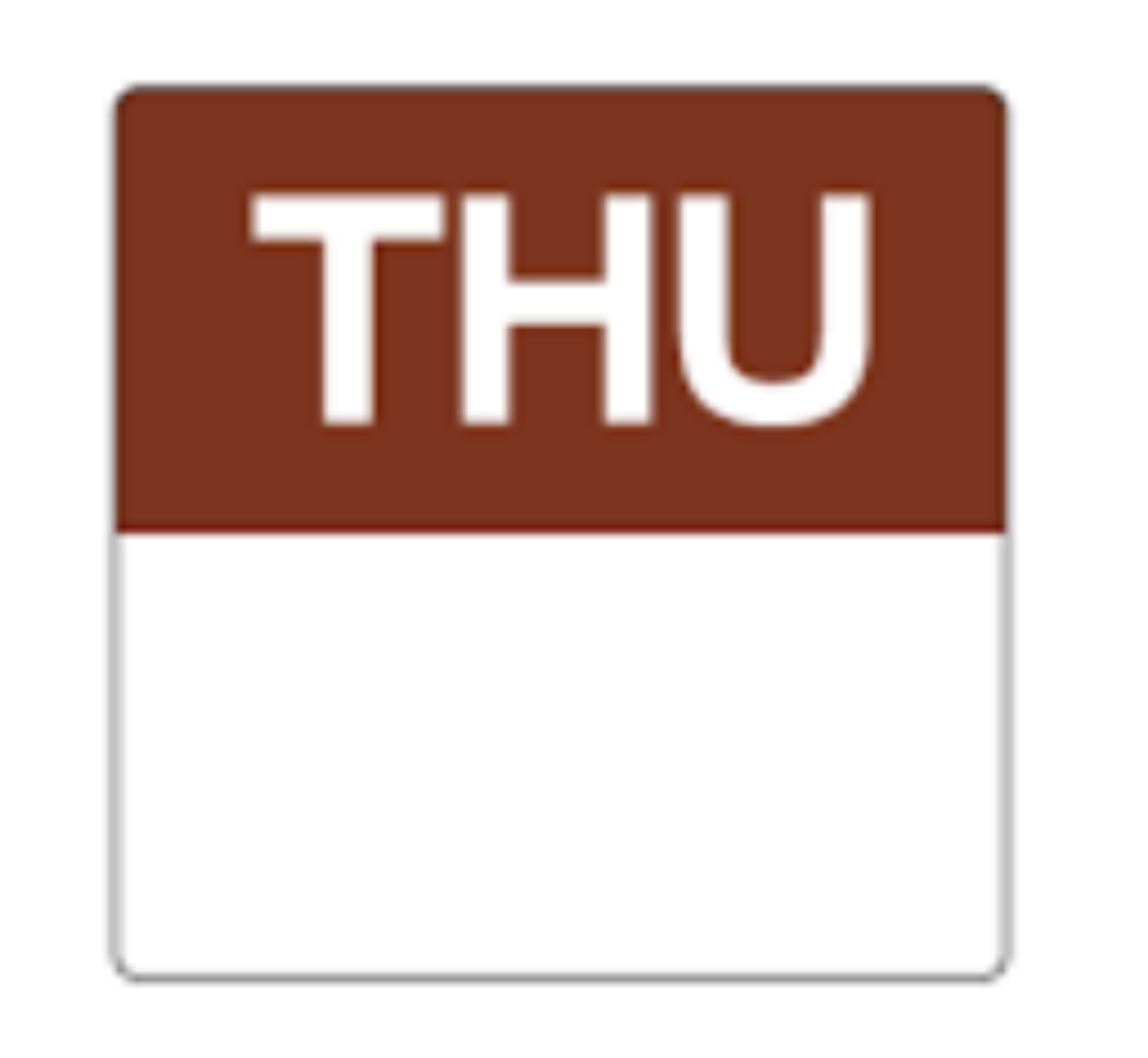 Picture of FOOD LABEL, THURSDAY 25MM 100/ROLL