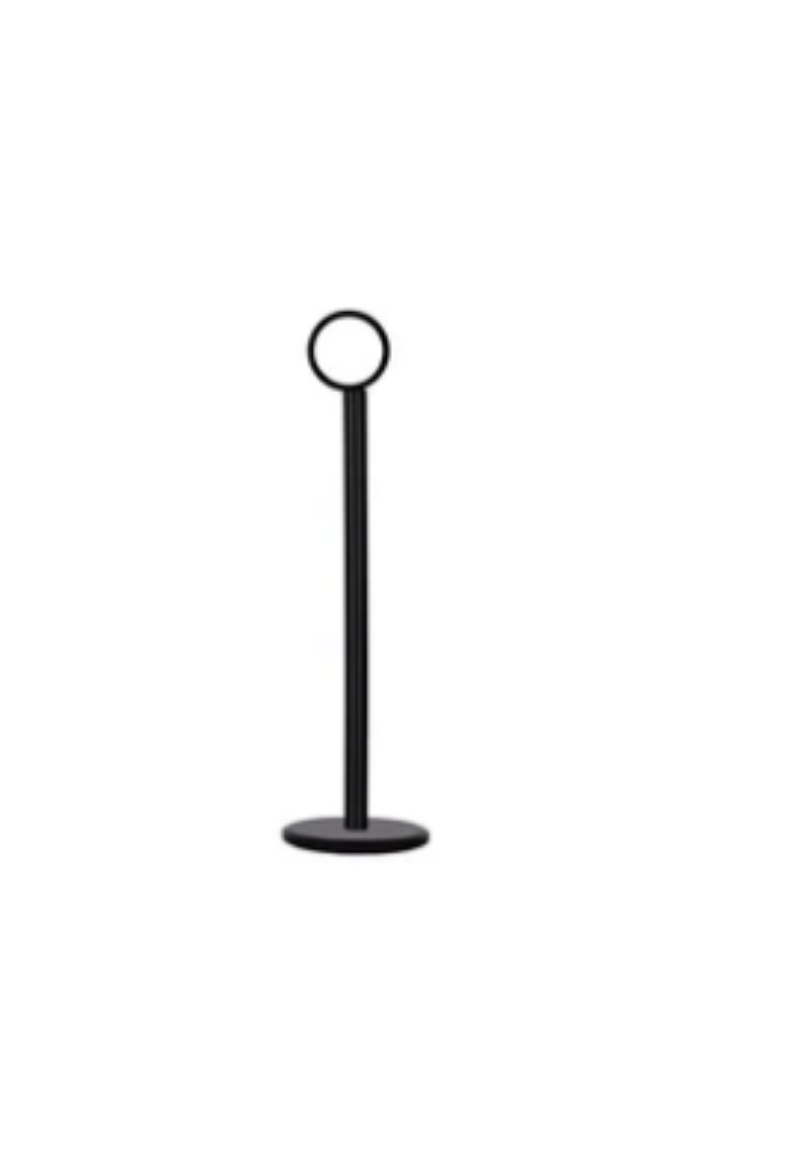Picture of CHEF INOX TABLE NUMBER STAND 200mm BLACK 12/PK