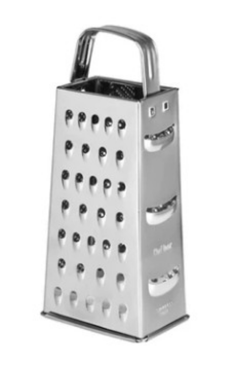 Picture of CHEF INOX GRATER 4 SIDED  S/S W/HANDLE 90x65x210mm