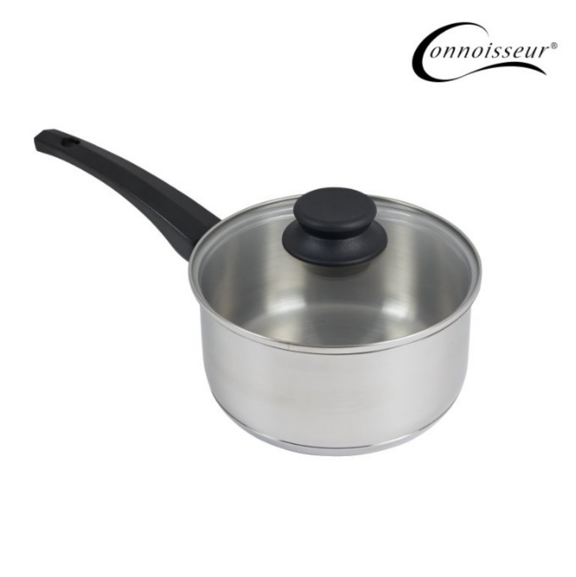Picture of SAUCEPAN S/S 1.5L WITH GLASS LID 180MM