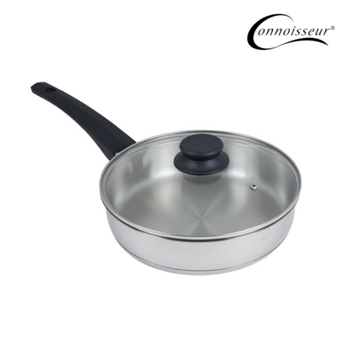 Picture of FRYPAN S/S WITH GLASS LID 240MM