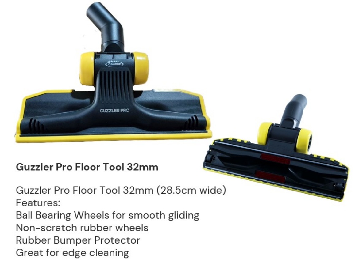 Picture of GUZZLER PRO FLOOR TOOL - LOW PROFILE 32MM (YELLOW EDGE)