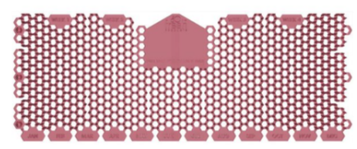 Picture of URINAL SCREEN, TROUGH SPICED