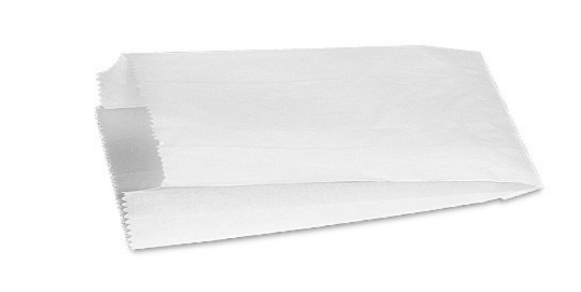 Picture of BAG, PAPER WHITE 235x127x51 2SO SATCHEL 500/PACK