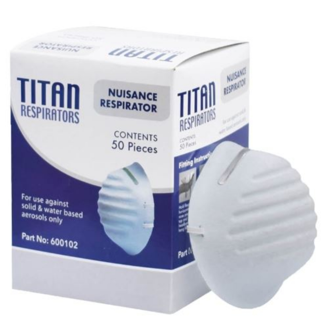 Picture of TITAN DISPOSABLE NUISANCE DUST MASK PKT50