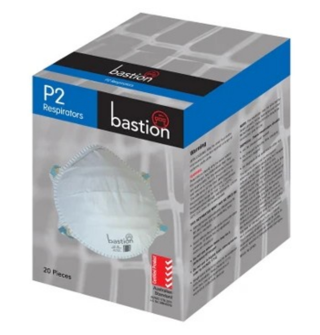 Picture of P2 RESPIRATOR MASK 20/PACK