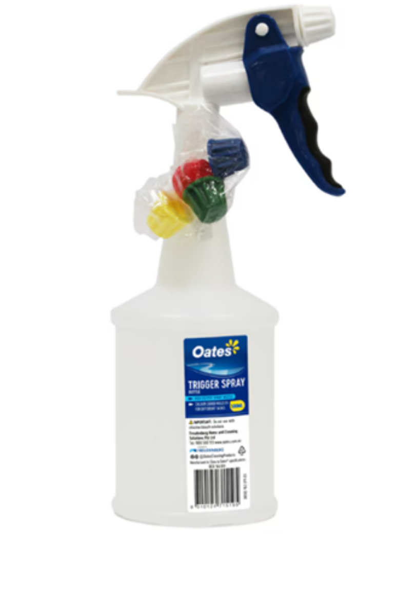 Picture of OATES TRIGGER SPRAY BOTTLE 500ML WITH DPRAY NOZZLE 12/CTN- MOQ 1 CTN