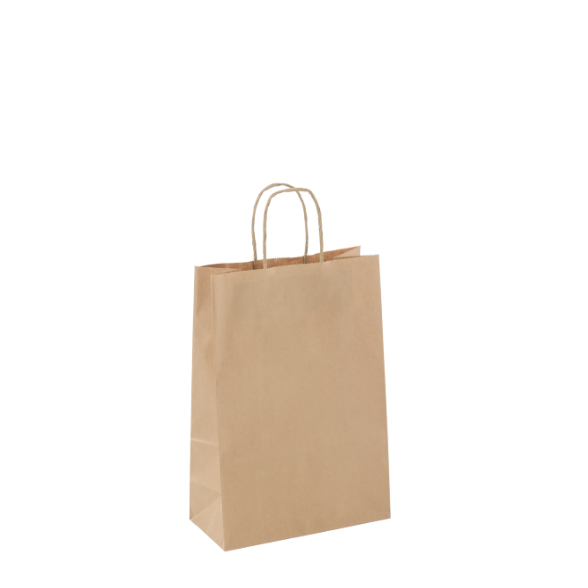 Picture of BAG, CARRY KRAFT TWIST HANDLE 350x260+110mm (SMALL) 250/CTN