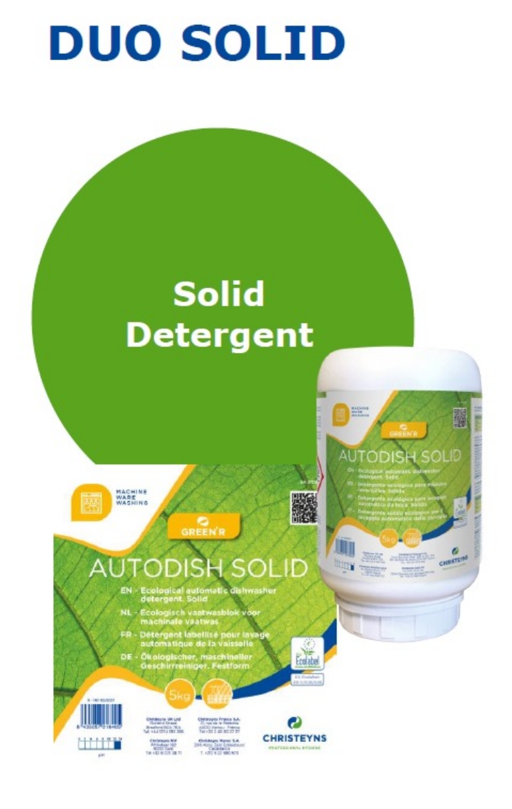 Picture of GREEN’R AUTODISH SOLID DETERGENT 5KG 2/CTN