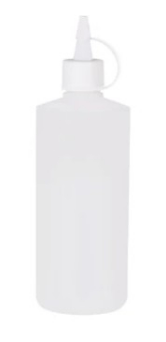 Picture of BOTTLE, 500ml SAUCE SQUEEZE BOTTLE CLEAR WITH CAP HDPE
