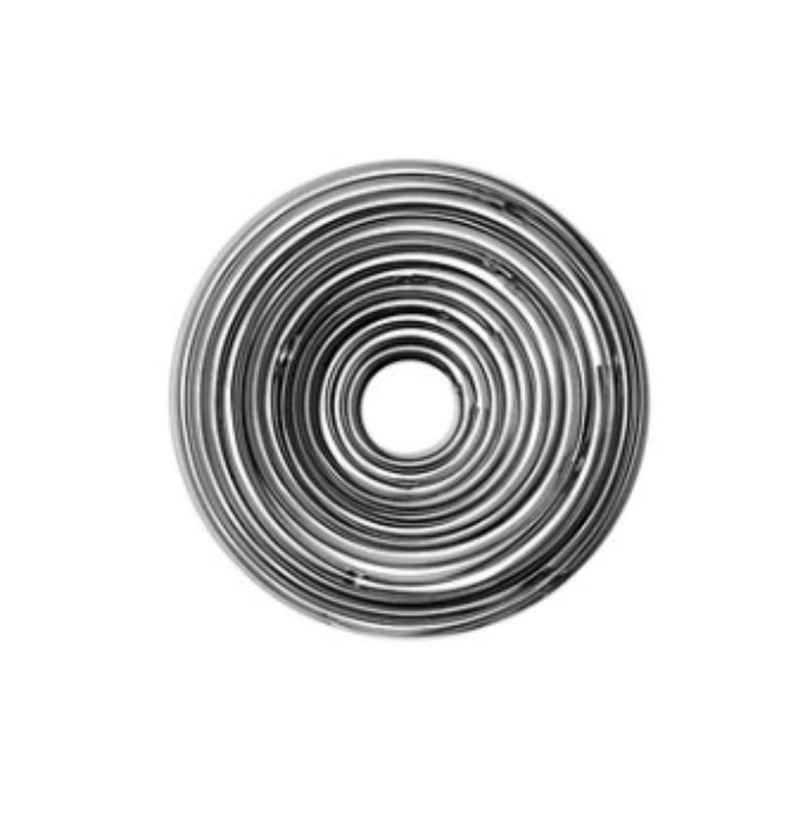 Picture of CHEF INOX CUTTER SET 14pc LARGE ROUND PLAIN 18/8 25-115mm