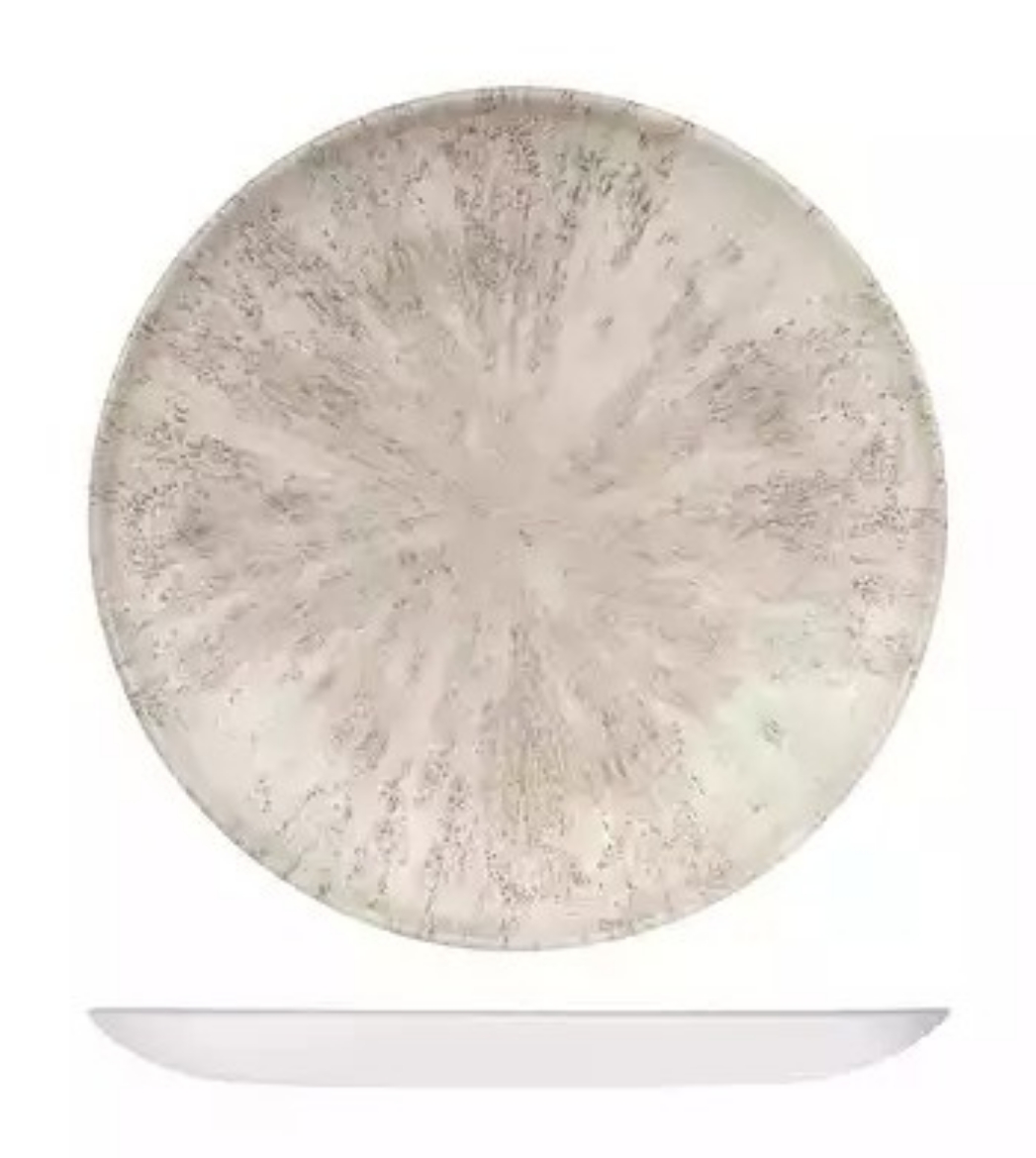 Picture of STONE AGATE GREY ROUND COUPLE PLATE 217mm 12/PACK