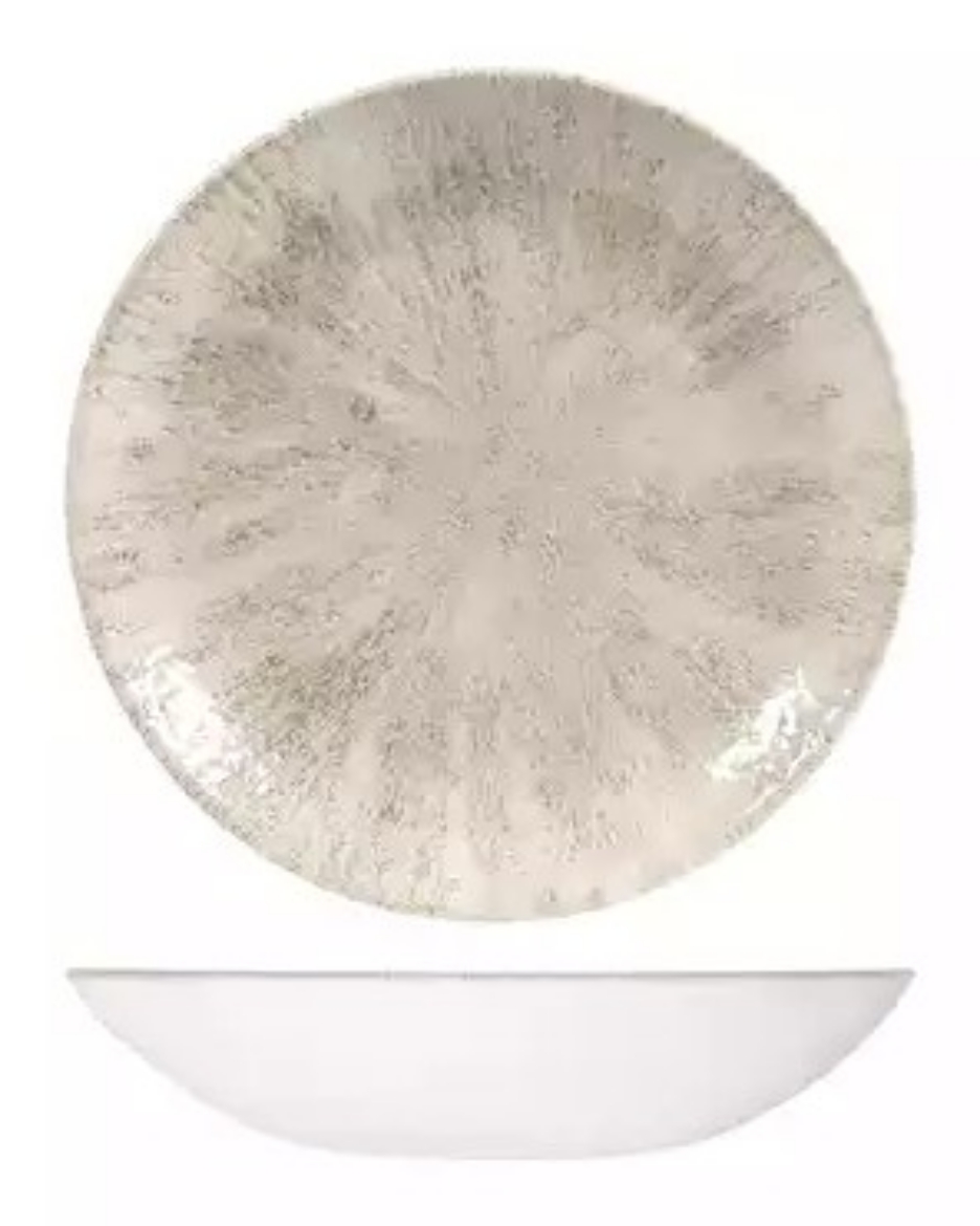 Picture of STONE AGATE GREY ROUND COUPLE BOWL 182mm 12/PACK