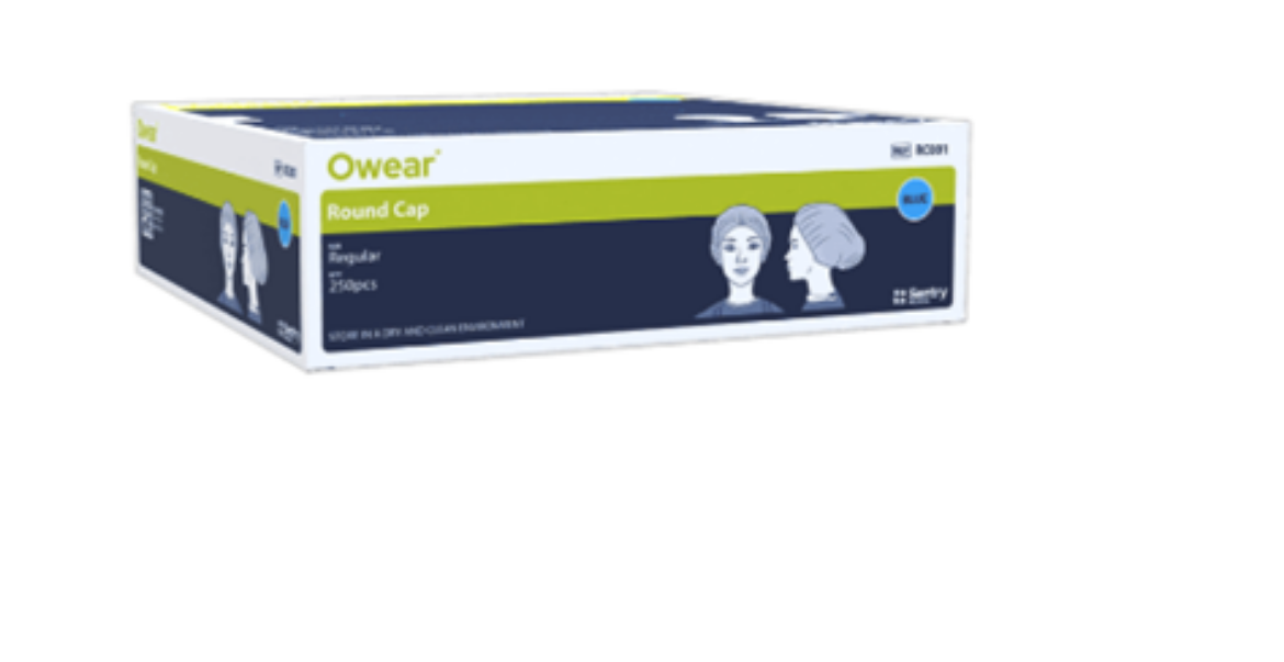 Picture of OWEAR ROUND CAPS BLUE CTN250