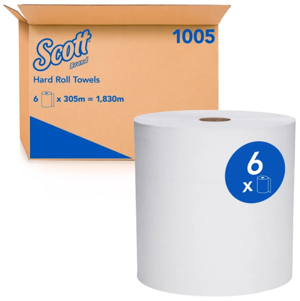 Picture of ROLL TOWEL 305MTR HARD SCOTT 6/CTN