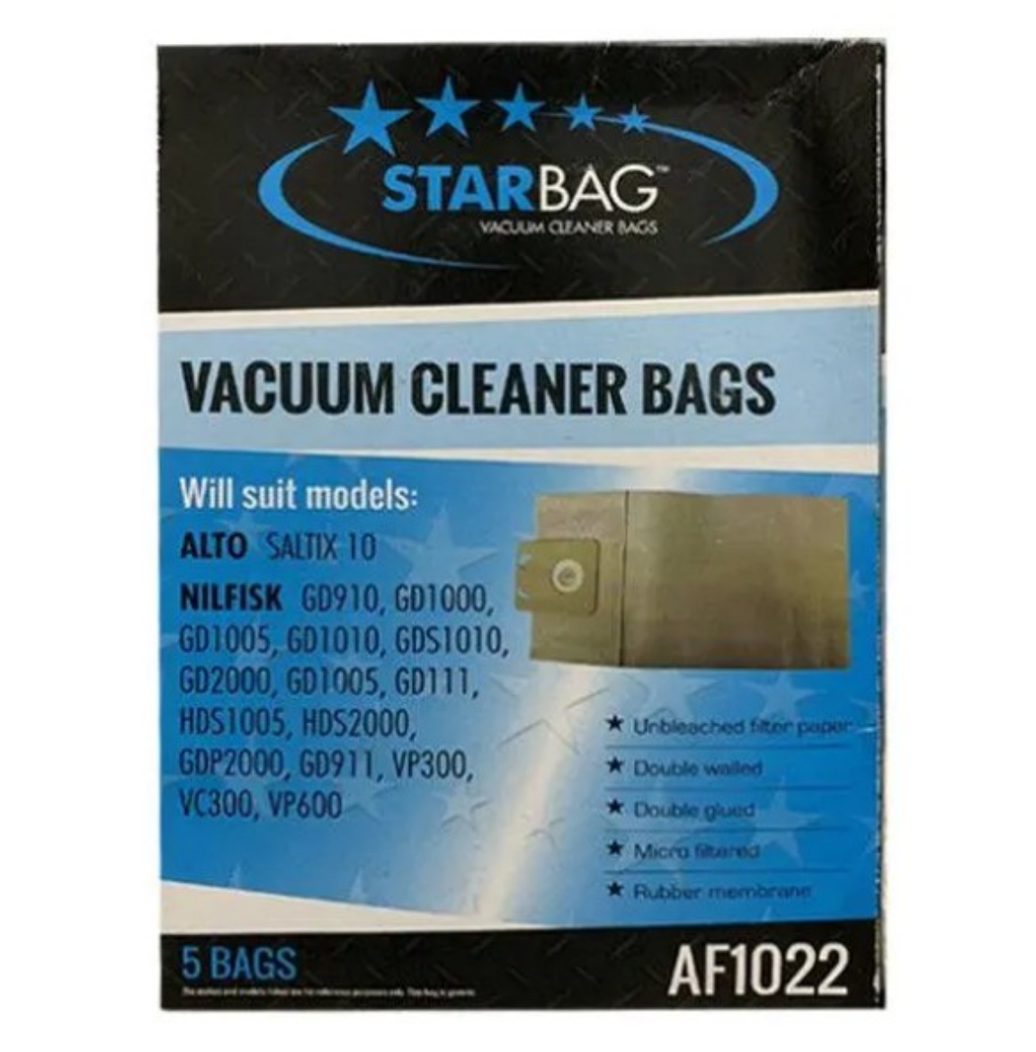 Picture of VACBAG NILFISK G1000-2000  VP300 5/PACK