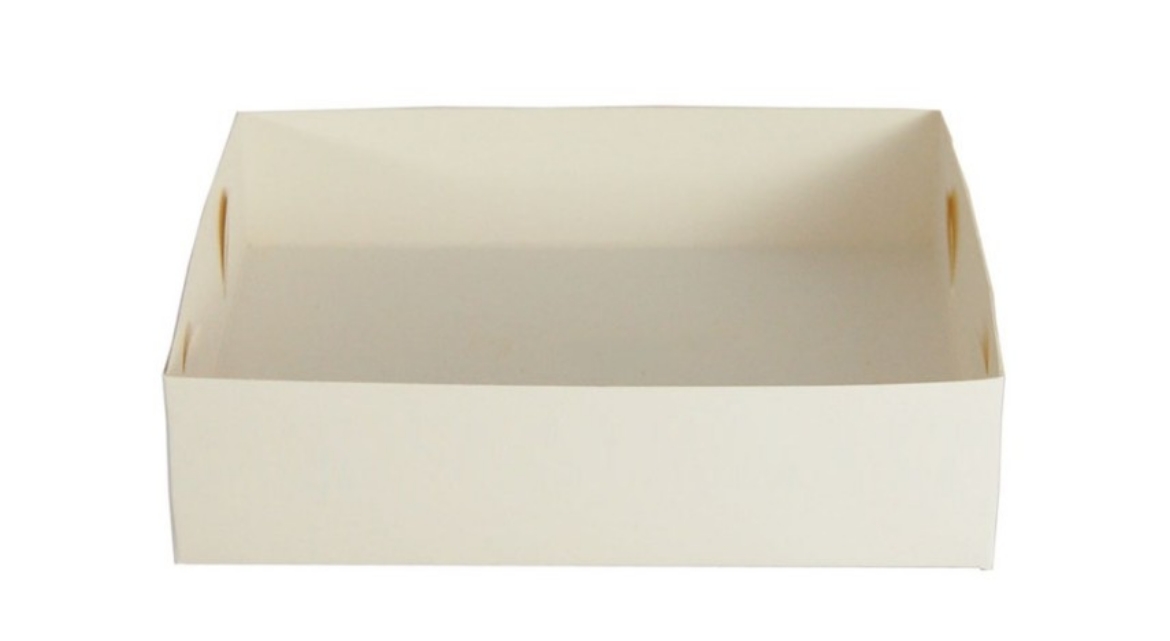 Picture of CAKE TRAY WHITE BABY 145x105x45 200/PKT