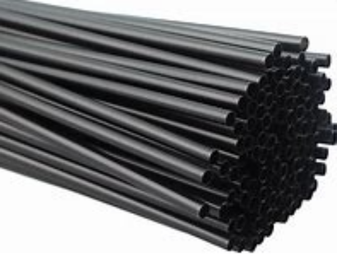 Picture of STRAW, PLASTIC COCKTAIL BLACK 5000/CTN