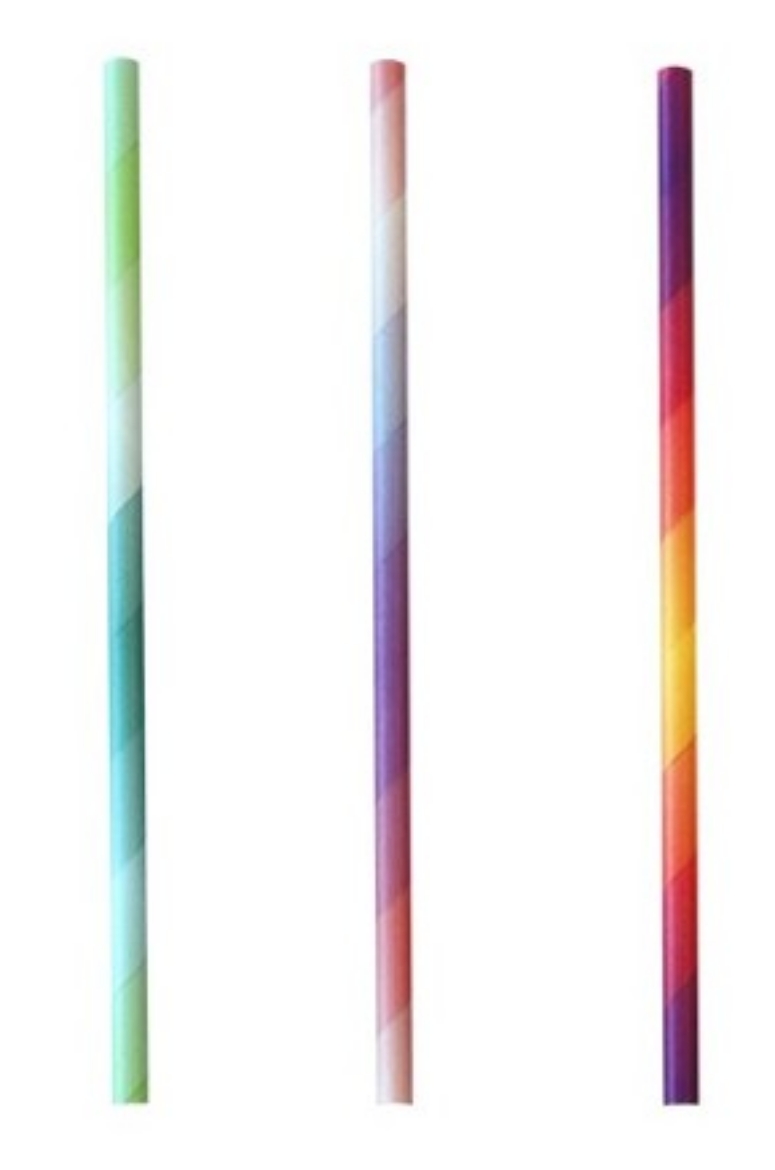 Picture of STRAW, JUMBO MIXED COLOURS 5 PLY ECO STRAW 2200/CTN