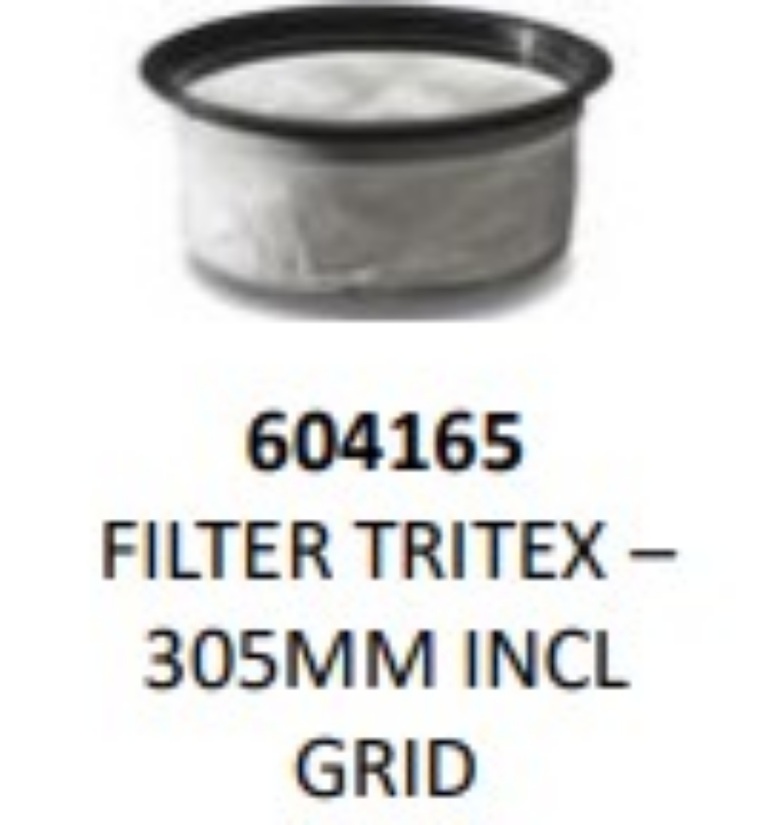 Picture of FILTER TRITEX 305mm INCLUDING GRID (NUMATIC WV470)