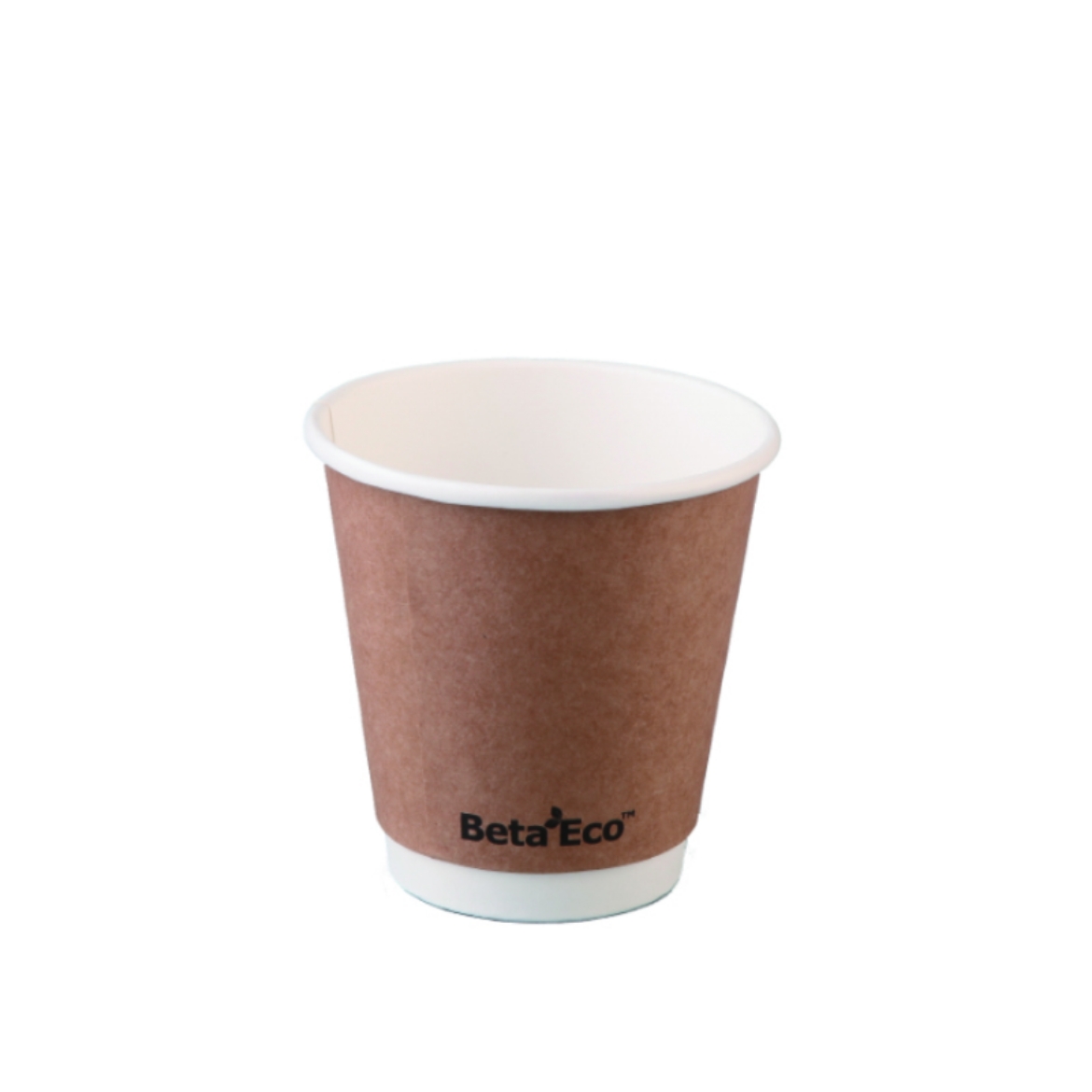Picture of CUP, COFFEE 8oz KRAFT DOUBLE WALL BETAECO 90mm 500/CTN