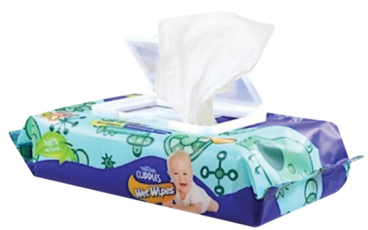 Picture of VELONA CUDDLES WET WIPES FRAGRANCE FREE 560/PK 8PKS/CTN