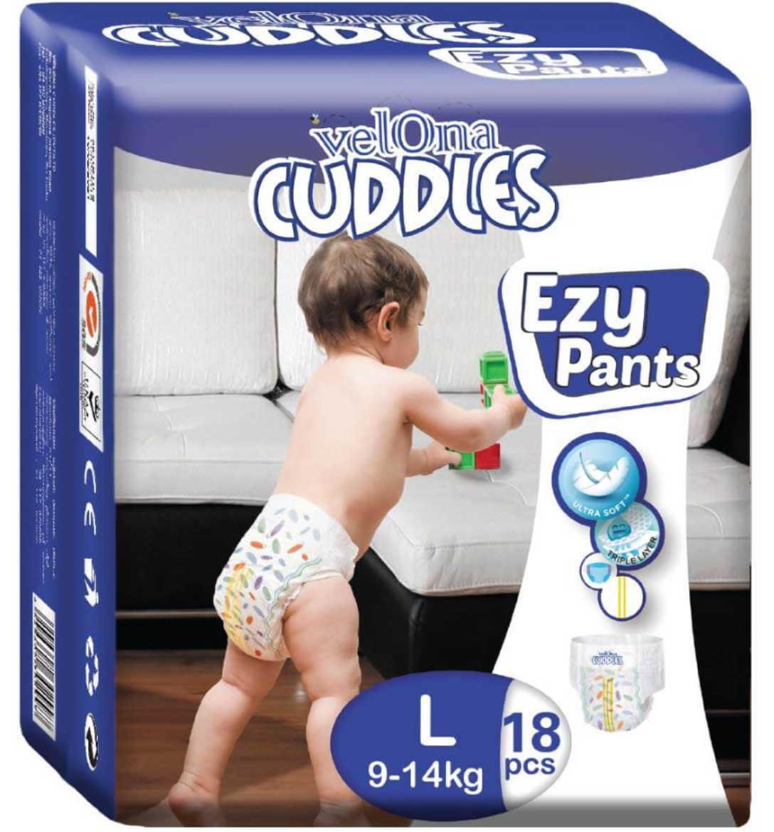 Picture of VELONA CUDDLES EZY PANTS-18L 216/CTN