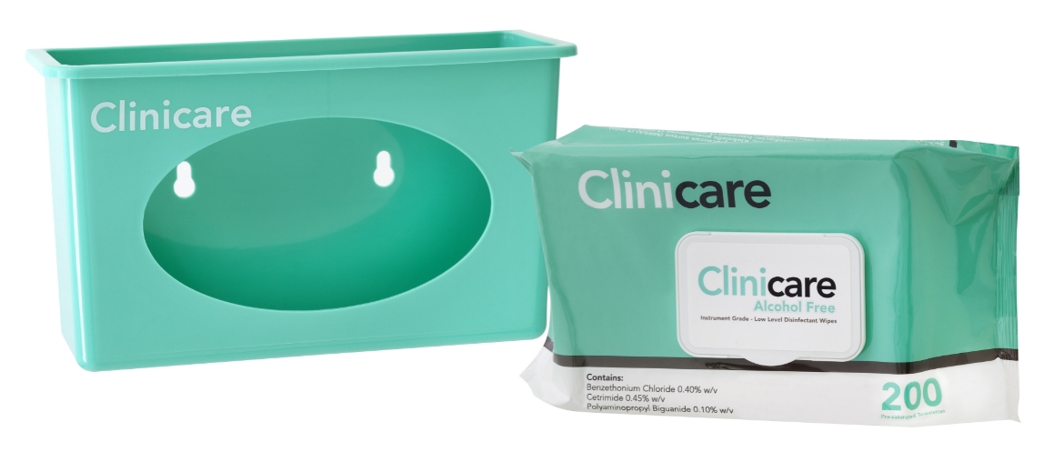 Picture of CLINICARE DISPENSER FOR FLAT 200/PACK WIPES