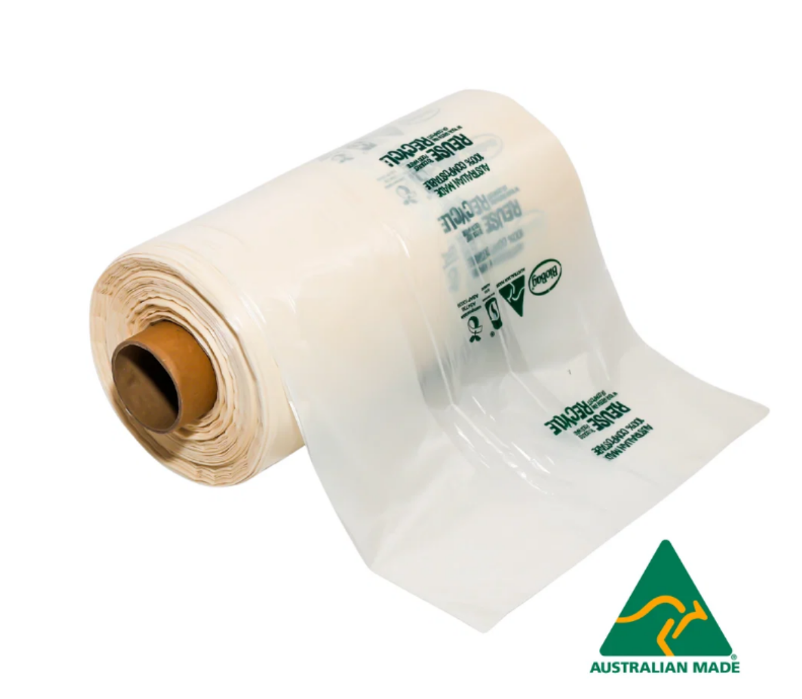 Picture of BIOBAG COMPOSTABLE PRODUCE BAG 370MMX460MM 500BAGS/PK 4PKS/CTN
