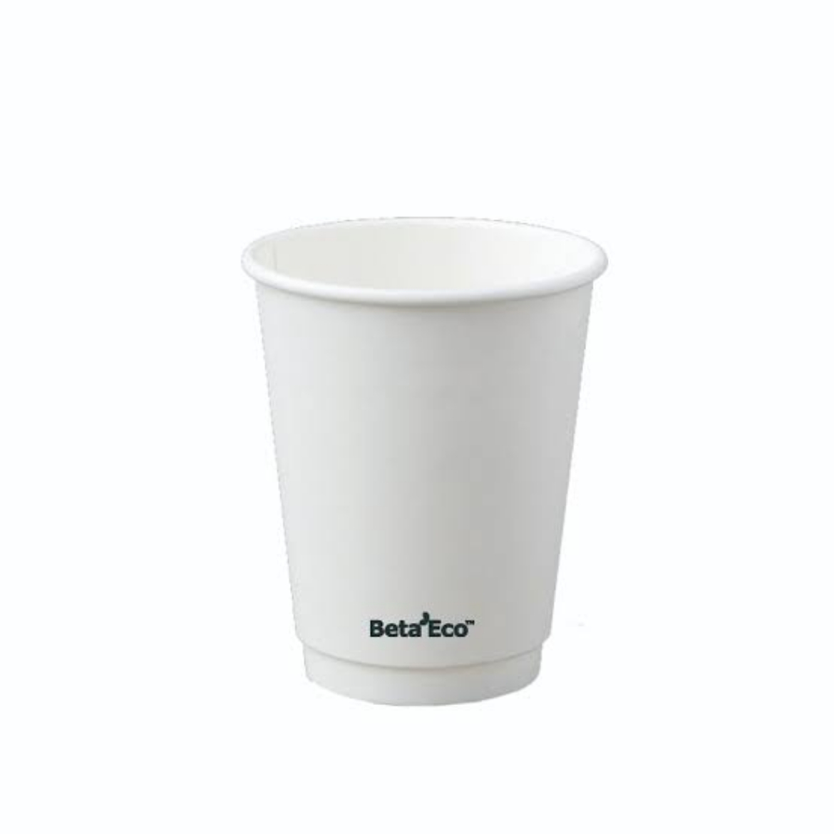 Picture of CUP, COFFEE 12oz WHITE SMOOTH DOUBLE WALL BETAECO (90mm) 500/CTN