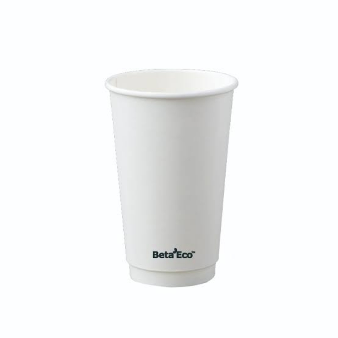 Picture of CUP, COFFEE 16oz WHITE SMOOTH DOUBLE WALL BETAECO (90mm) 500/CTN