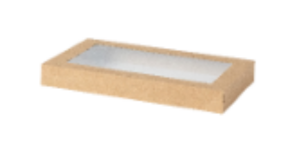 Picture of LID, CATERING BOX XS KRAFT #1 100/CTN