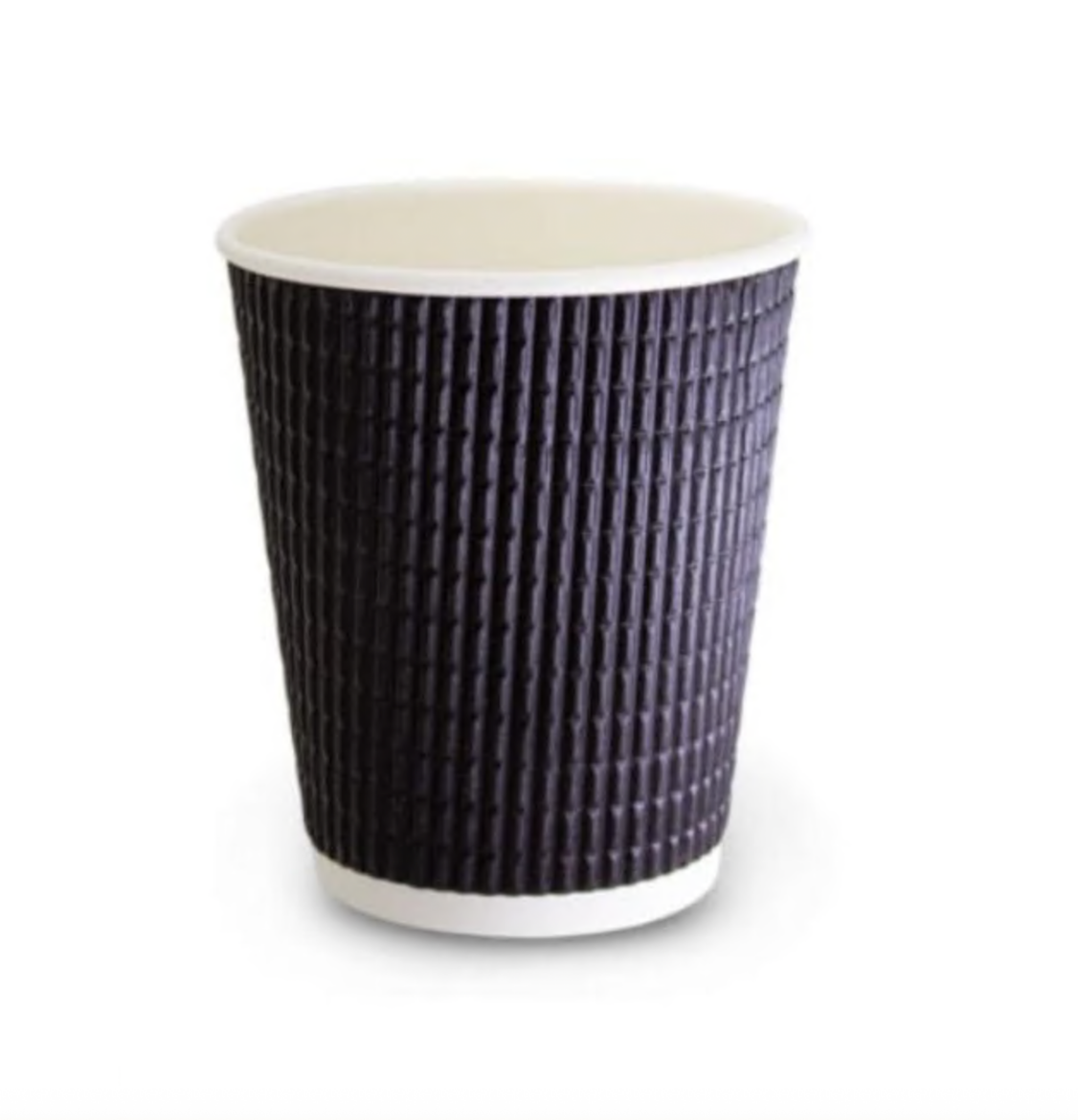 Picture of CUP, COFFEE 12oz BLACK TRIPLE WALL (90mm) 25/PACK 500/CTN