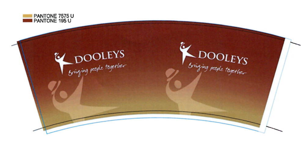 Picture of CUP, COFFEE 12oz - DOOLEYS PRINTED  500/CTN