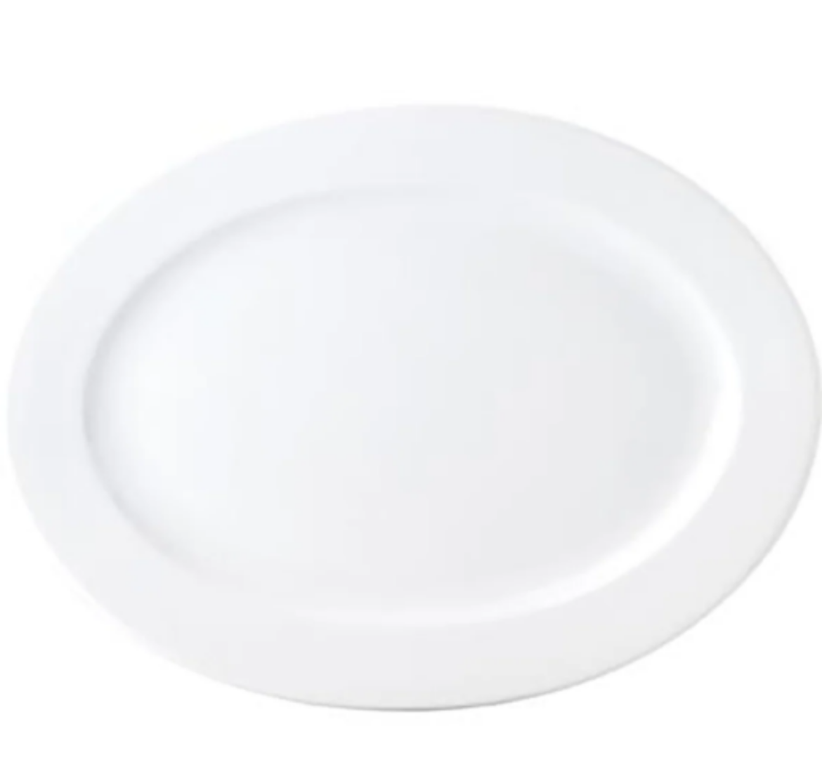 Picture of CHELSEA OVAL PLATTER WIDE RIM 265x183mm 12/PACK